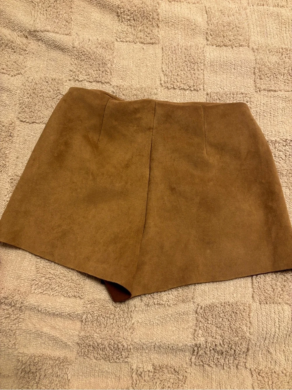 HYFVE Brown Suede Wrap Skort